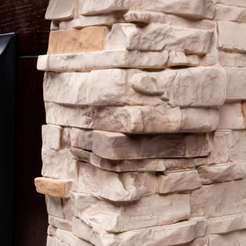 Электрокамин RealFlame Dublin Rock AO античный дуб с очагом 3D Oregan