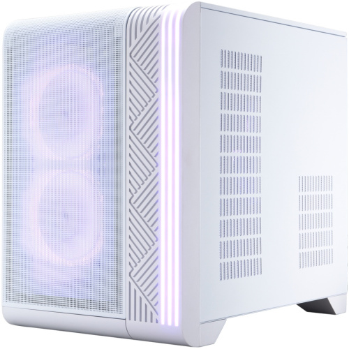 Корпус 1STPLAYER VT5 ARGB White (VT5-WH-3FS7-W) / mATX / 3x120mm ARGB fans