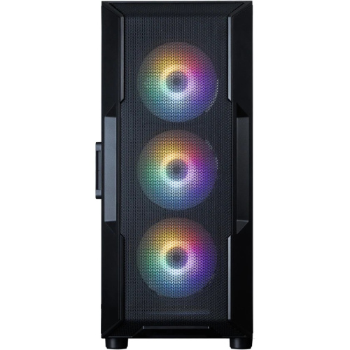 Корпус ZALMAN i3 Neo V2, ATX, Black, Front Mesh, Window, 2xCombo (3.5" or 2.5"), 1x2.5", 1xUSB Type C, 1xUSB3.0, Front 3x120mm FRGB, Rear 1x120mm FRGB
