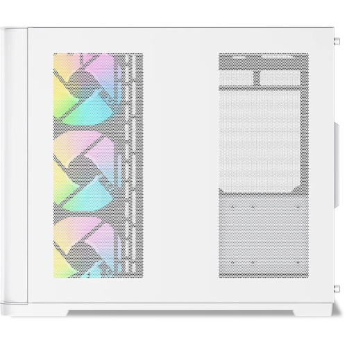 Корпус SAMA V60 White (V60-WHADA7X1-GL) без БП, Midi-Tower, TG, 7x120mm ARGB, 2xUSB 3.0 + 1xUSB 3.1 Type-C, ATX, mITX