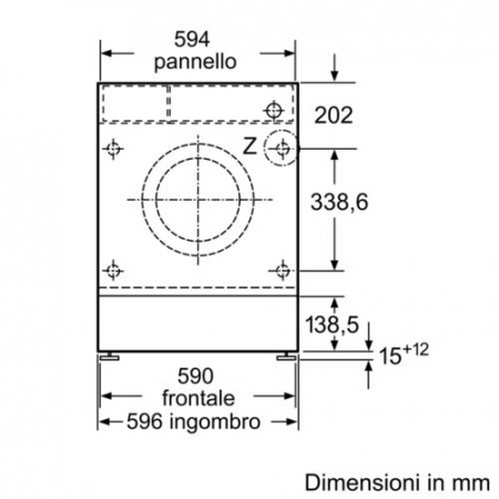 Встраиваемая стиральная машина Bosch WIW24342EU