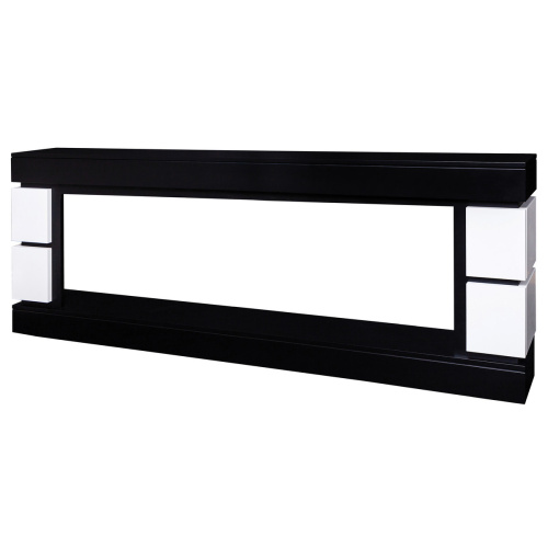 Портал каминный из МДФ линейный RealFlame Denver 60 черный матовый, чёрный, для очага Saphir 60