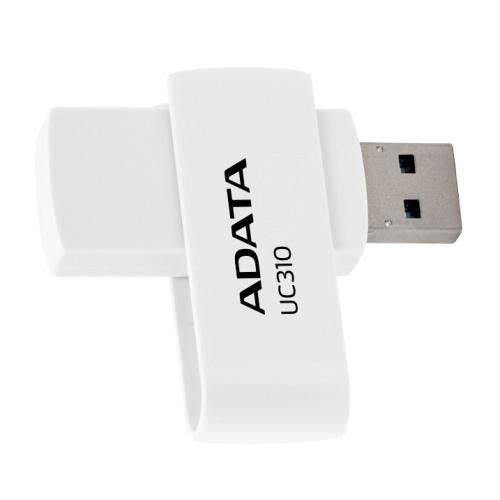 USB-флешка A-DATA UC310 (UC310-128G-RWH) , 128GB, USB 3.2, белый