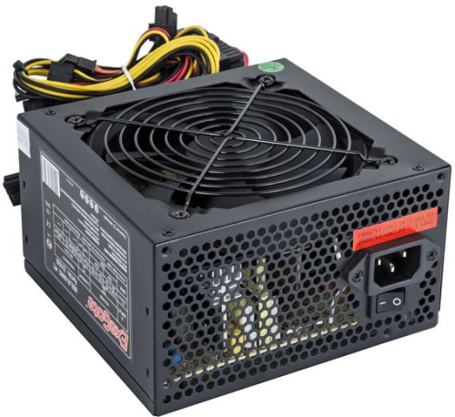 Блок питания Exegate EX221638RUS 500NPXE(+PFC), ATX, black, 12cm fan, 24+4pin, 6pin PCI-E, 3xSATA