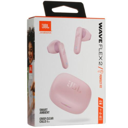 Наушники TWS JBL Wave Flex 2 розовый