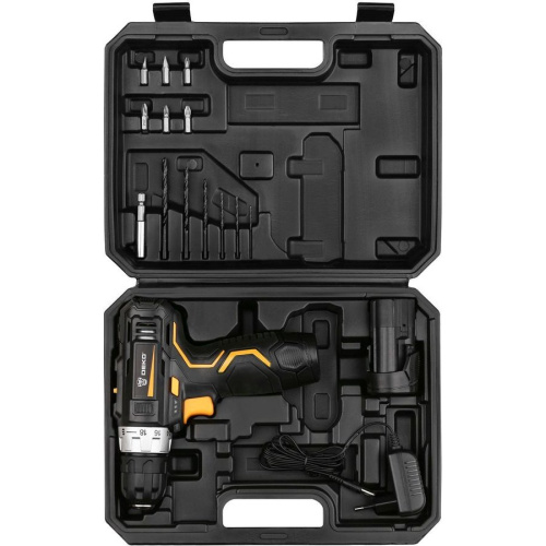 Дрель-шуруповерт Deko GCD12DU3 SET 3 063-4097 аккум. патрон:быстрозажимной (кейс)