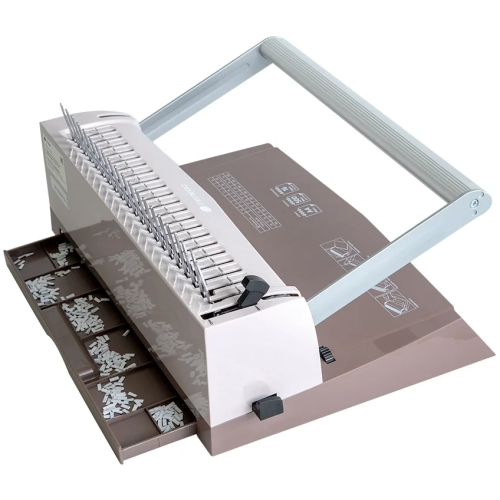 Переплетчик Гелеос БП16пк A4/перф.16л.сшив/макс.500л./пластик.пруж. (6-51мм)