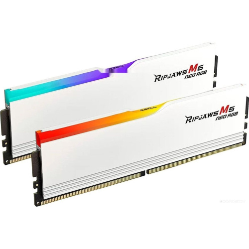 ОЗУ G.Skill Ripjaws M5 Neo RGB 32GB (F5-6000J2836G16GX2-RM5NRW) DDR5 White