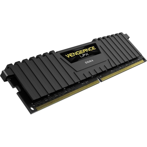 ОЗУ Corsair Vengeance LPX (CMK32GX4M2E3200C16) DDR4, 3200MHz 32GB 2x16GB Dimm, Unbuffered, Dual Rank, 16-20-20-38, XMP 2.0, black Heatspreader, Black