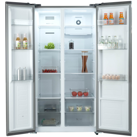 Холодильник Бирюса SBS 541 TBG черное стекло