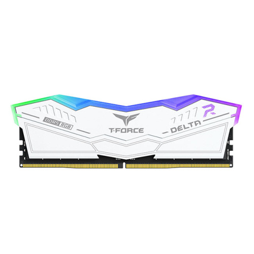 ОЗУ TEAMGROUP T-Force Delta RGB 32GB (FF4D532G6600HC34DC01) (2x16GB) DDR5 6600MHz CL34 (34-40-40-84) 1.4V / White