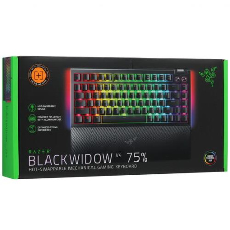 Клавиатура проводная Razer BlackWidow V4 75%