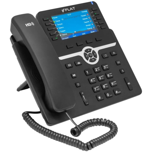 Телефон IP Флат Flat-Phone-B10 черный
