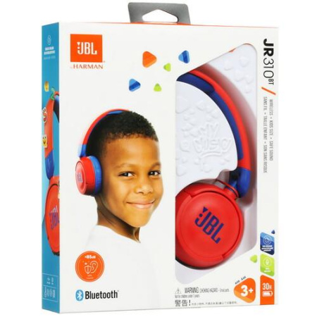 Беспроводные наушники JBL JR310BT красный