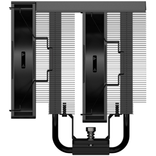 Кулер PCCOOLER RT720 TC (rt720tc-bknwyx-gl), 4-pin, нет подсветки, 120мм, черный, retail