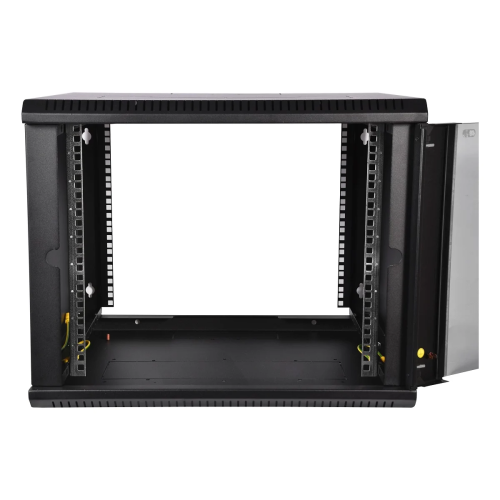 Шкаф коммутационный ЦМО ШРН-Эконом ШРН-Э-9.350-9005 настенный 9U 600x350мм черный