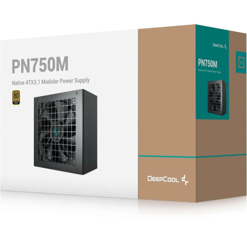 Блок питания DeepCool PN750M V2 Gen.5 (R-PN750M-FC0B-WGEU), 750Вт, 120мм, retail