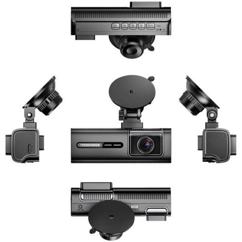 Видеорегистратор TrendVision Phantom 3CH GPS черный 1440x2560 1440p 170гр. SA230D