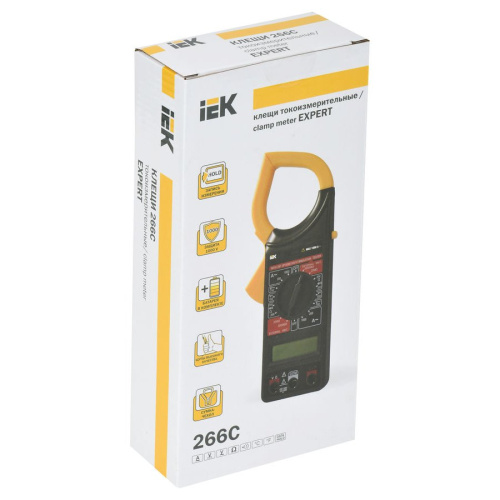 Клещи токоизмерительные IEK Expert 266C (TCM-1C-266)