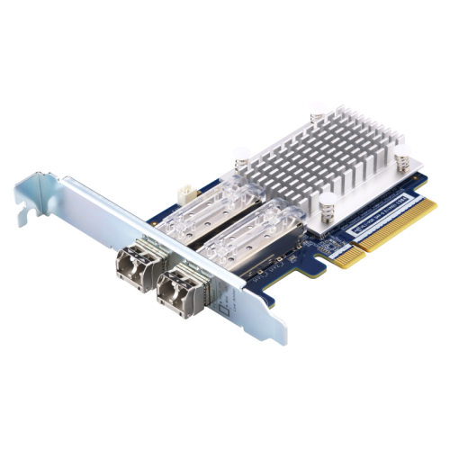 Сетевая карта QNAP QXP-16G2FC Dual-port Fiber Channel adapter, 2 x 16 Gb / s SFP +, PCIe Gen3 x8. For QTS OS Only