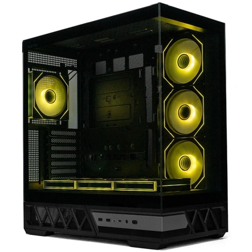 Корпус XASTRA Q700 7ARGB-C10-UC Black (Q700-7FM12A-C10-UC) ATX/Aquarium/Screewless/7x120mm ARGB PWM mirror fans/Argb+PWM HUB 10port/Type C