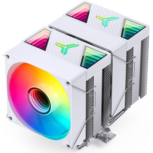 Кулер JONSBO CR-1400 DV2 White LGA1700/1200/115X/AM5/AM4 (TDP 220W, PWM, 92mm ARGB Fan*2, 6 тепловых трубкок, белый, 4-pin) Retail