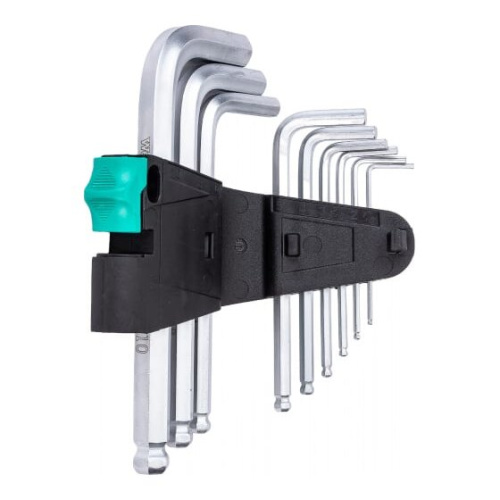 Набор ключей шестигранных WERA WE-133163 Г-образных 950 PKS/9 SM N Clip 9TLG/9 PCS