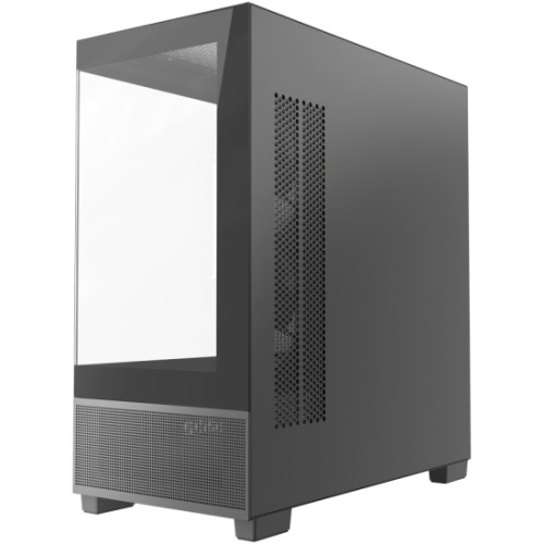 Корпус Powercase Vision Micro S4B (CVMMSHB-A3), Tempered Glass, Type-C, 3x 120mm ARGB PWM Fan, ARGB+PWM HUB, чёрный, mATX