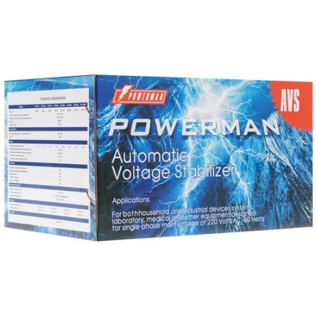 Стабилизатор напряжения PowerMan AVS 500D Black