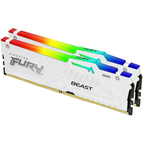 ОЗУ Kingston Fury Beast KF556C36BWEAK2-32 DDR5 - 2x 16ГБ 5600МГц, DIMM, White, Ret