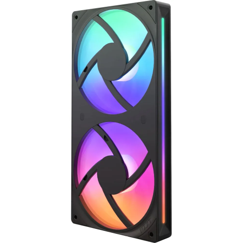 Кулер NZXT F240 RGB Core (RF-U24HF-B1) (120x120x25mm, 4-pin PWM, 75.12CFM, 30dBA, 2400RPM, Black, Single-Frame Fan Unit)