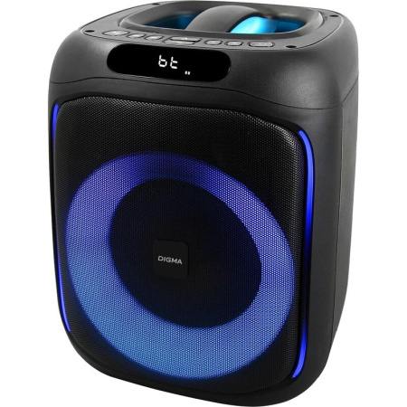 Минисистема Digma D-MC1700 черный