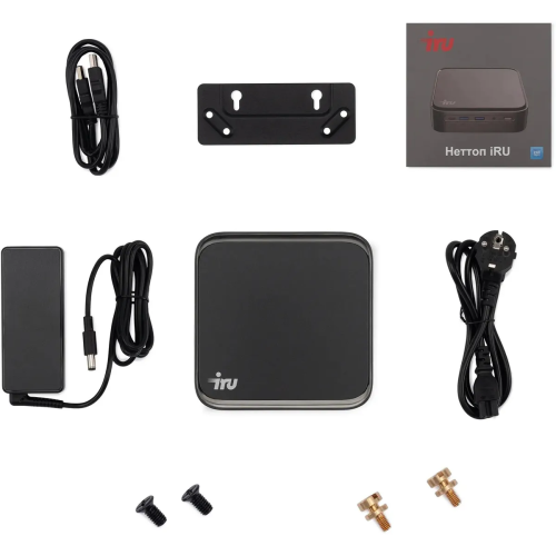 Неттоп IRU 310TLCN (1975169) i5 1135G7 (2.4) Iris Xe noOS GbitEth WiFi BT черный