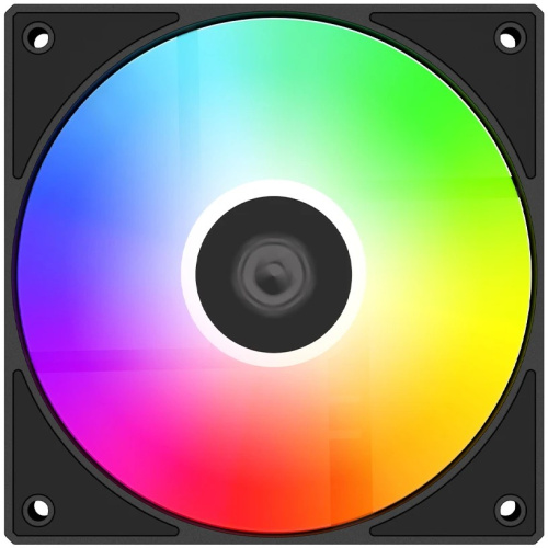 Вентилятор ID-COOLING AS-120-ARGB-K Trio (3 pcs, 120mm, 2000rpm, 58.0 CFM, 27.2 дБ, PWM 4-pin, ARGB, black)