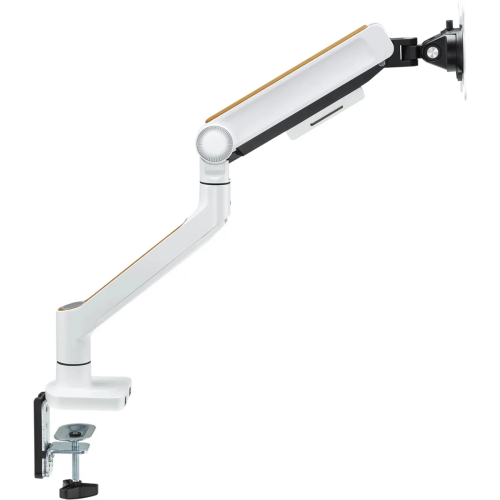 Кронштейн для мониторов Ultramounts UM 732W белый/коричневый 17"-32" макс.8кг крепление к столешнице поворот и наклон