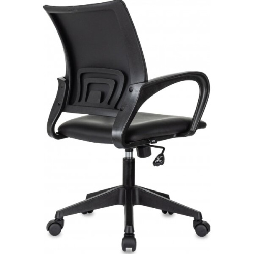 Кресло Бюрократ CH-695N/BLACK-PU черный экокожа крестов. пластик