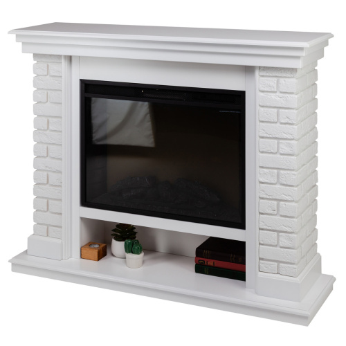 Портал каминный из МДФ RealFlame Brixton 25,5 белый