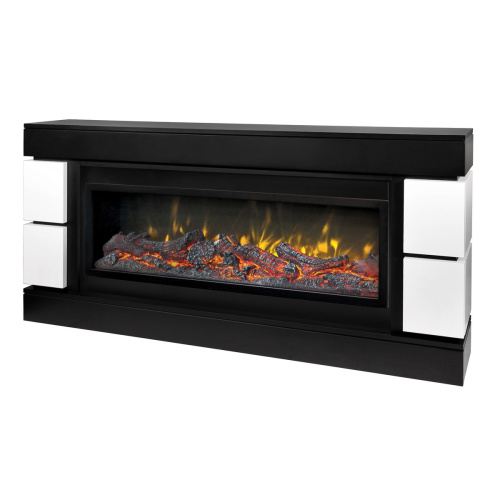 Электрокамин RealFlame Denver 42/BV BLM черный с очагом Beverly 1000