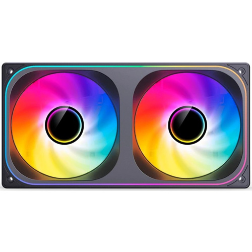 Вентилятор JONSBO ZB-240B (2 in 1) 120х120х28мм (PWM, ARGB LED, 700-2400об/мин, черный) Retail