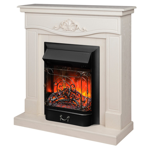 Электрокамин RealFlame Junona WT айвори с очагом Majestic Lux Black