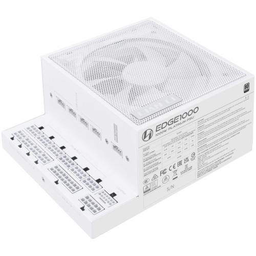 Блок питания Lian Li EG1000 (G9P.EG1000.WE00.RU) / White / ATX 3.1, 1000W, 80 Plus Platinum, PCIe 5.1, APFC, USB HUB, 120mm FDB Fan, Fully Modular