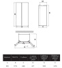Холодильник Side by Side   Midea MDRS791MIE33 бежевый