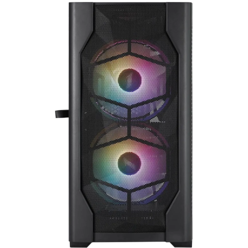 Корпус 1STPLAYER DK D4-M FRGB Black (D4-M-BK-2F1P-1F1) / mATX / 2x140mm 1x120mm FRGB fans
