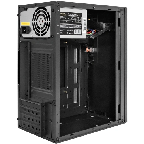 Корпус Exegate BAA-308UC-AAA450 EX298010RUS Minitower (mATX, БП AAA450 с вент. 8см, 1*USB+1*USB3.0+1*TypeC, HD Audio, черный)