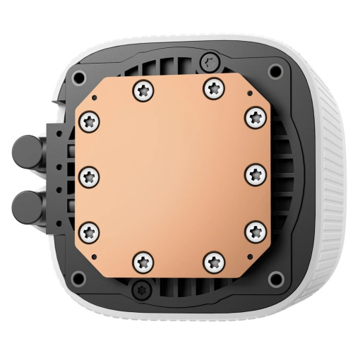 СВО DEEPCOOL LE240 V2 Pure White LGA1851/1700/1200/115X/AM5/AM4 (TDP 250W, ARGB Pump, Anti-Leak edition, PWM, Dual Fan)