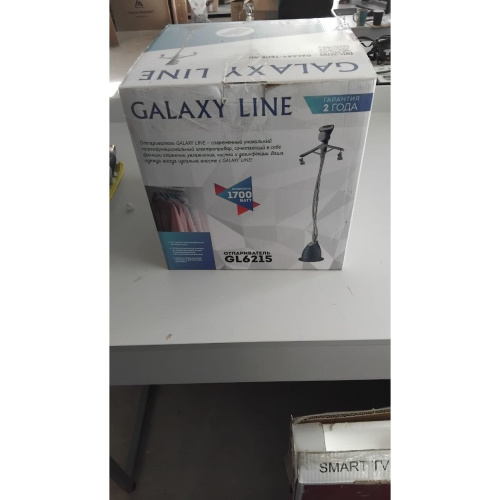 УЦ Отпариватель напольный Galaxy GL 6215 белый/синий (После СЦ, ремонт входного штуцера, следы эксплуатации, ПУ)