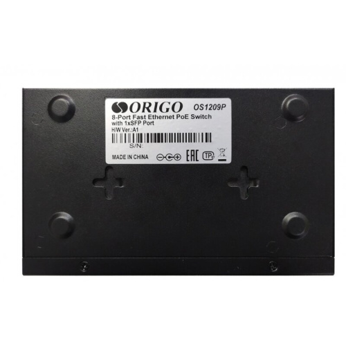 Коммутатор ORIGO OS1209P/80W/A1A 8x100Base-TX PoE+, 1x1000Base-X SFP