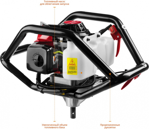 Мотобур Зубр МБ2-300 черный