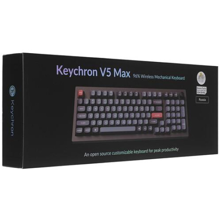 Клавиатура проводная + беспроводная Keychron V5 Max