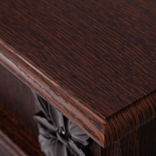 Электрокамин RealFlame Philadelphia 25,5/26 DN орех с очагом Moonblaze Black